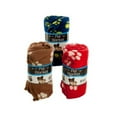 thumbnail image 1 of Bulk Buys  Fleece Paw Print Pet Blanket, 3 Piece -Pack of 3, 1 of 1