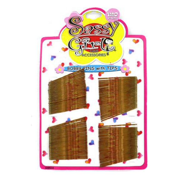 Gold Bobby Pins (Available in a pack of 24)