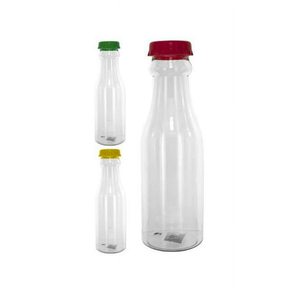 Bulk Buys HC308-96 Plastic Soda Pop Style Drinking Bottle With Cap -Pack of 96