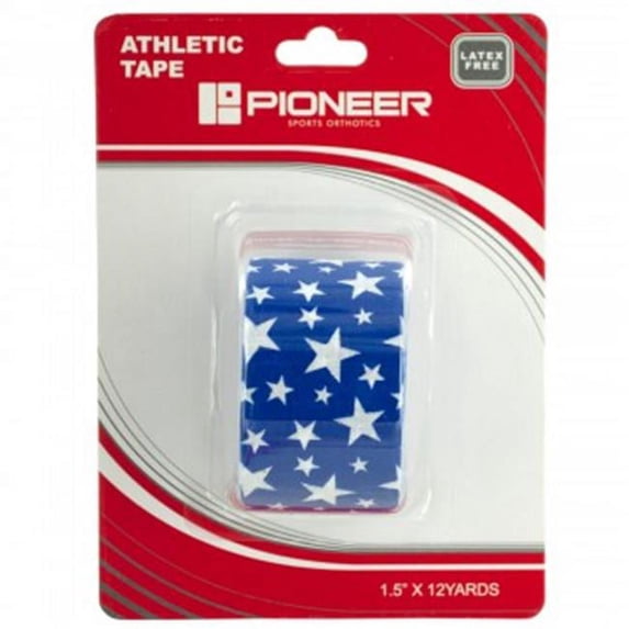Bulk Buys HH031-108 Pioneer Stars Athletic Tape, Blue & White - 108 Piece