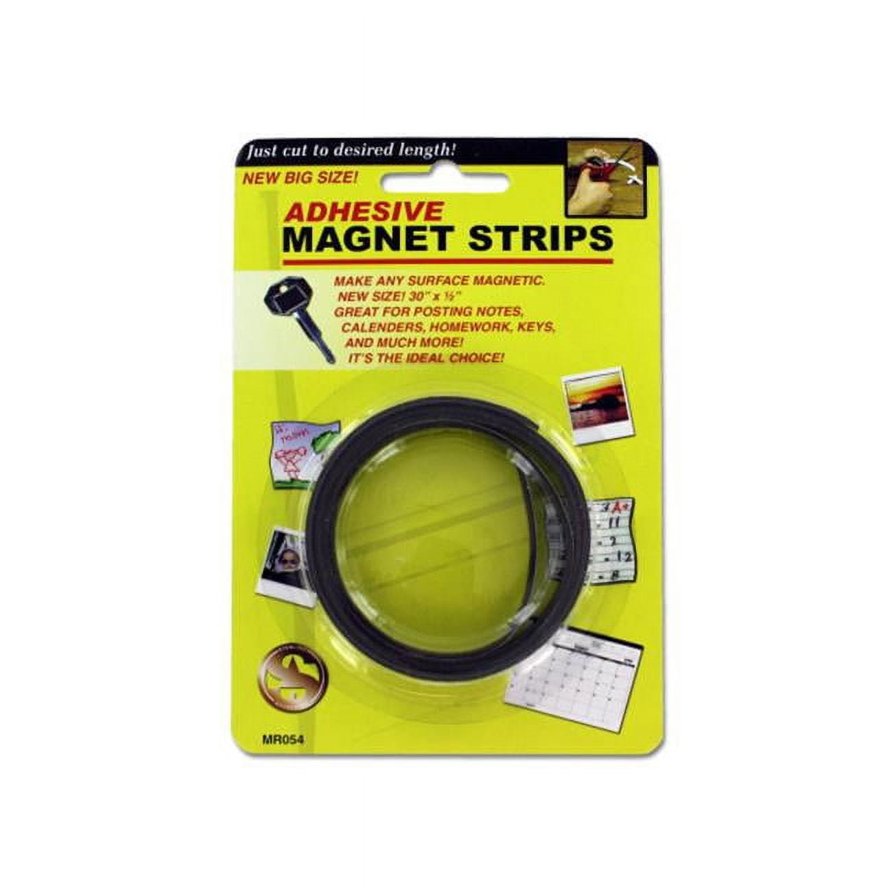 30'' Black Adhesive Magnet Strips for Versatile Use