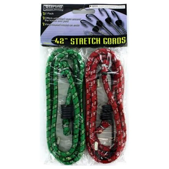 Bulk Buys MS040-24 42'' Stretch Cord Value Pack - Case of 24