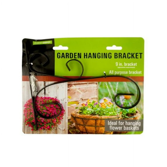 Bulk Buys MT658-12 Decorative Metal Garden Hanging Bracket- 12 Piece -Pack of 12