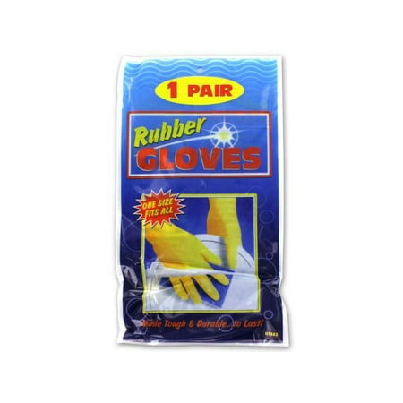 Bulk Buys Multi-Purpose Rubber Gloves, Case of 20
