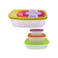 thumbnail image 1 of Bulk Buys OC154-16 Nesting Rectangular Storage Container Set, 1 of 1