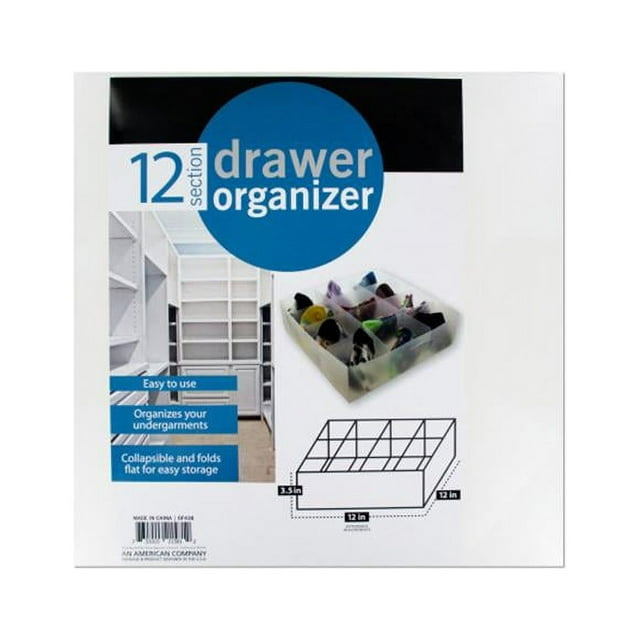 Bulk Buys OF438-8 12 Section Drawer Organizer&#44; 8 Piece