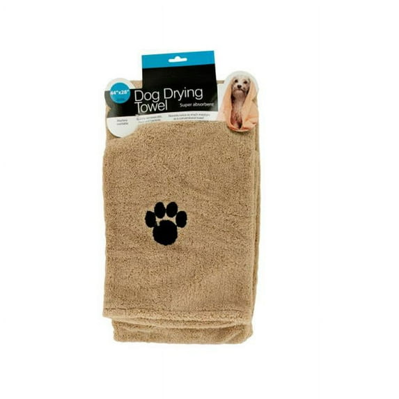 Bulk Buys OF443-2 Large Super Absorbent Dog Drying Towel- 2 Piece -Pack of 2
