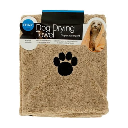 Bulk Buys OF663-8 Medium Super Absorbent Dog Drying Towel, 8 Piece -Pack of 8