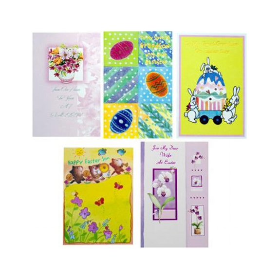 Bulk Buys OP541-24 Easter Card English