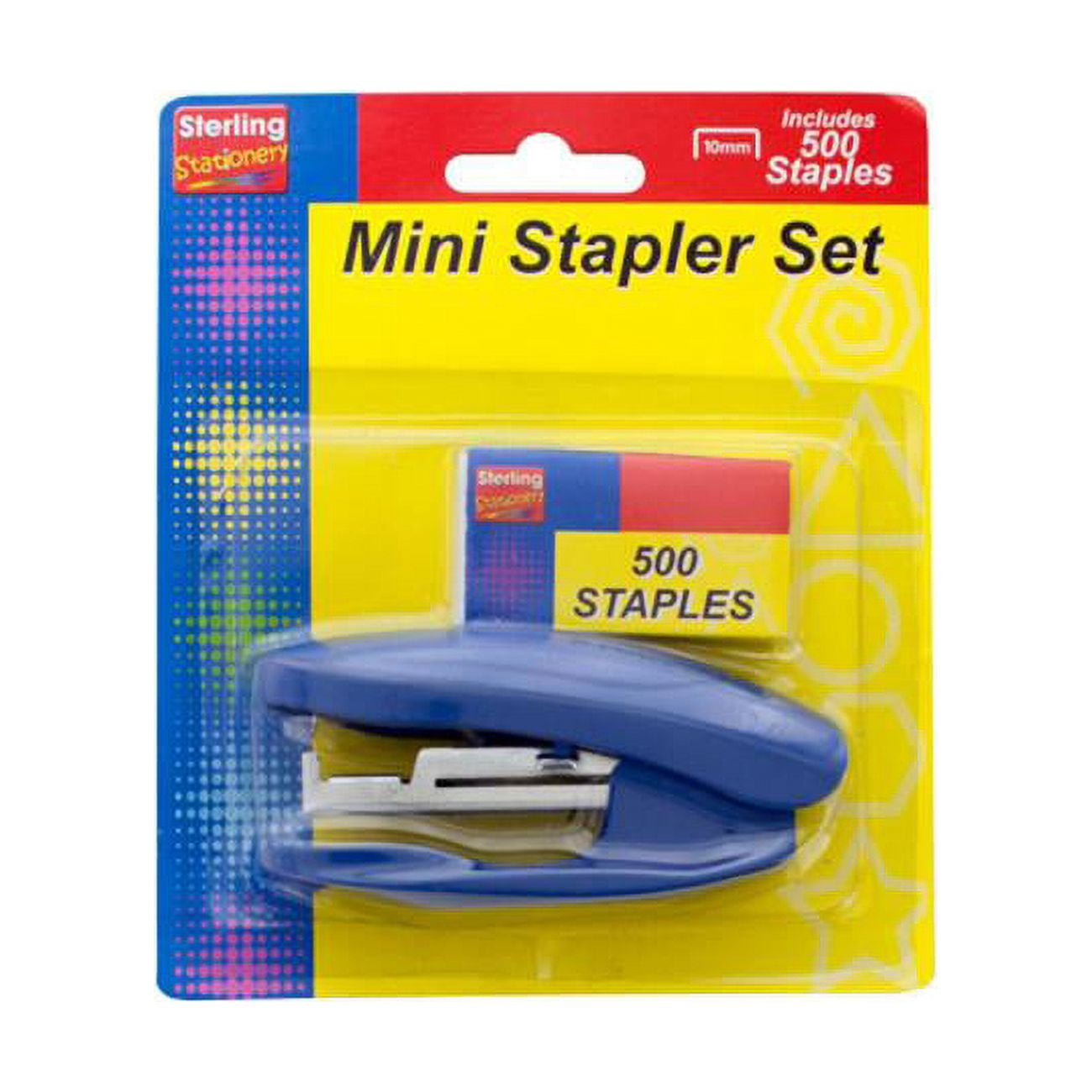 Bulk Buys OP591-24 Mini Stapler Set -Pack of 24 - Walmart.com