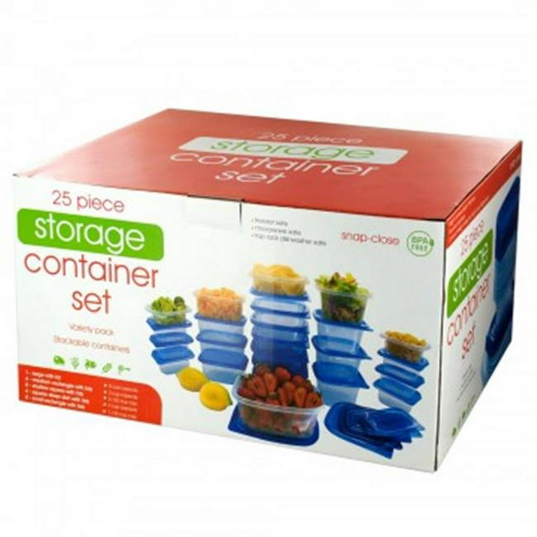 Bulk Buys OS166-4 Variety Food Storage Container Set - 4 Piece 