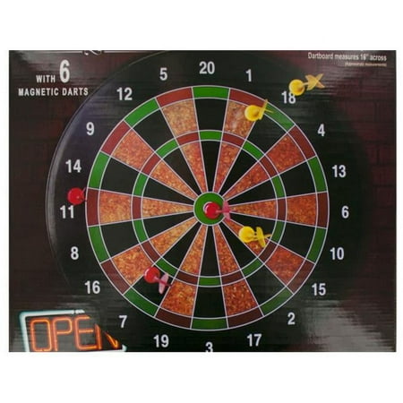 Bulk Buys OS195-1 Magnetic Dartboard Game