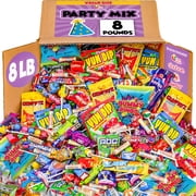 A Great Surprise Assorted Candy Mix, 8 lb Bulk Individually Wrapped Candy Variety Pack for Parades, Piñatas, Goodie Bags, Candy Bowls & Party Favors