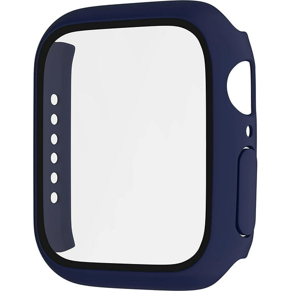 Bulk Cases Compatible with Apple Watch Series 3/Series 2/Series 1 42mm with Built in Tempered Glass Screen Protector, Overall Protective Hard PC Case Ultra-Thin Cover Navy 20 Pack