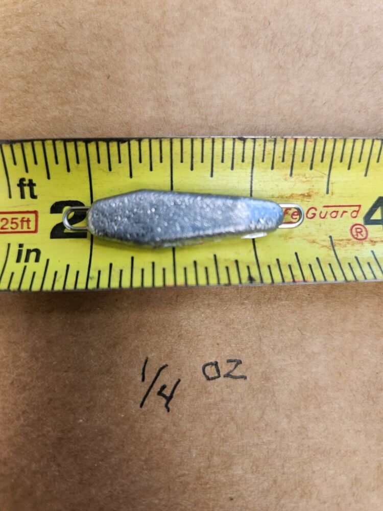 Bulk Casting / Jigging Spoons Unpainted per 50 count