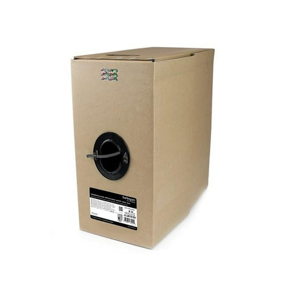 Bulk Cat6 Cable Box Of Cat6 Cable, Black, 1000 ft.