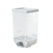 Bulk Cereals Jar Food Storage Container Oatmeal Dispenser Organizer Wall Mounted