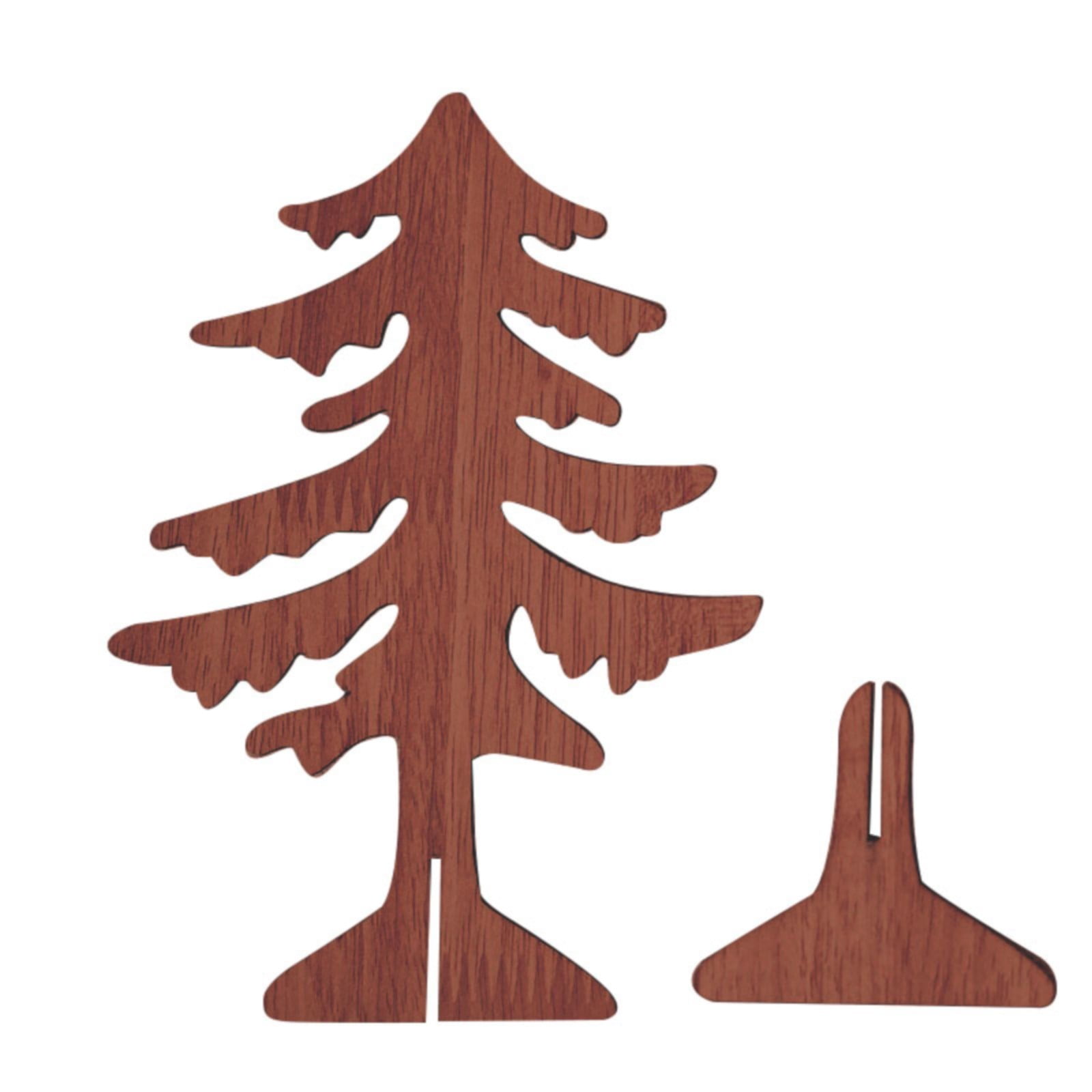 Bulk Christmas Ornament Wooden Christmas Tree Xmas Tree Table Funny