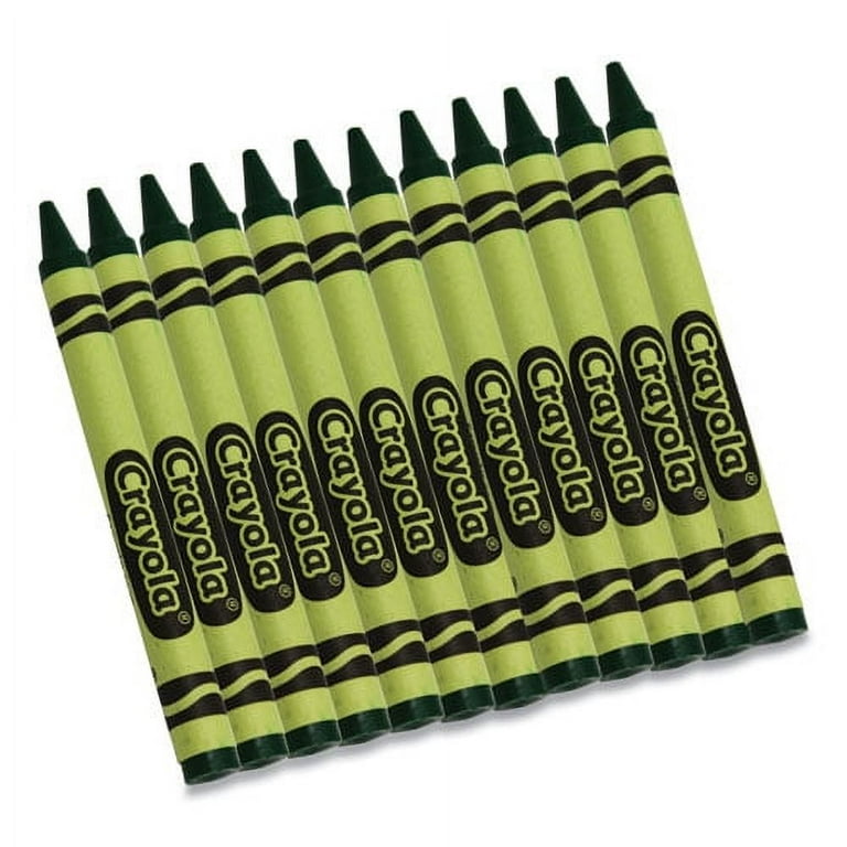 Bulk Crayons, Green, 12/Box Bulk Crayons, Green, 12/Box