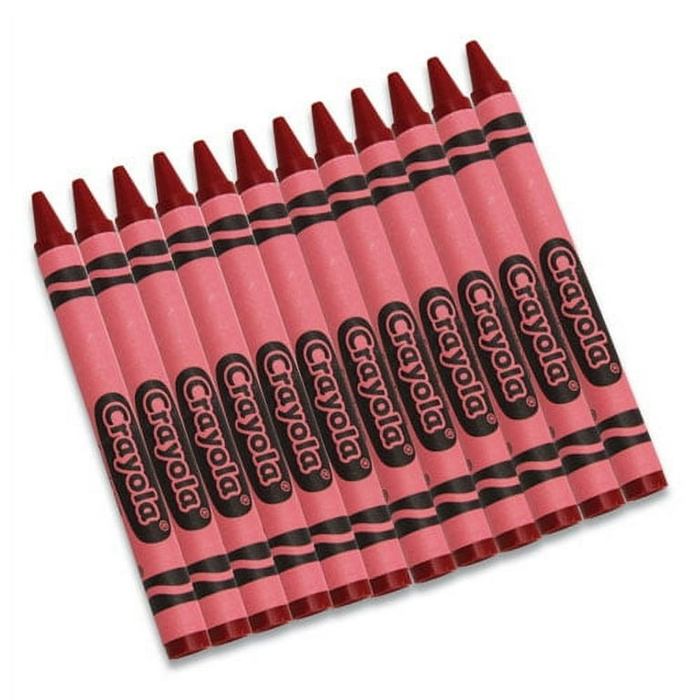 Bulk Crayons, Red, 12/Box Bulk Crayons, Red, 12/Box