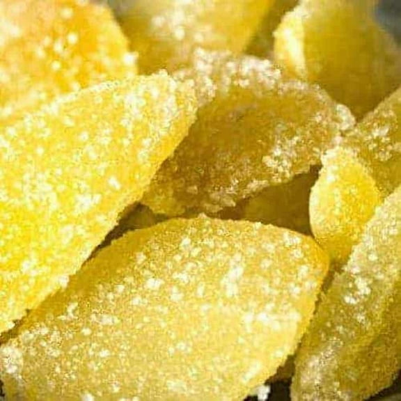 Bulk Crystalized Ginger Slices 25 Pound Wholesale Box