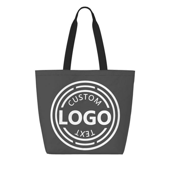 Bulk Custom Tote Bags with Logo Custom Paper Reusable Shopping Bag Add Your Picture Text Personalized Gifts