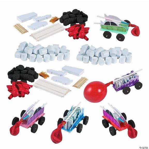 DIY STEAM Car Kits - 50 Pieces for Engaging STEM Education