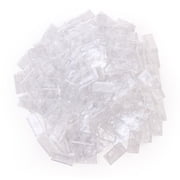 Bulk Dominoes - Clear Glitter - 100pcs