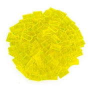 Bulk Dominoes - Clear Neon Yellow - 100pcs