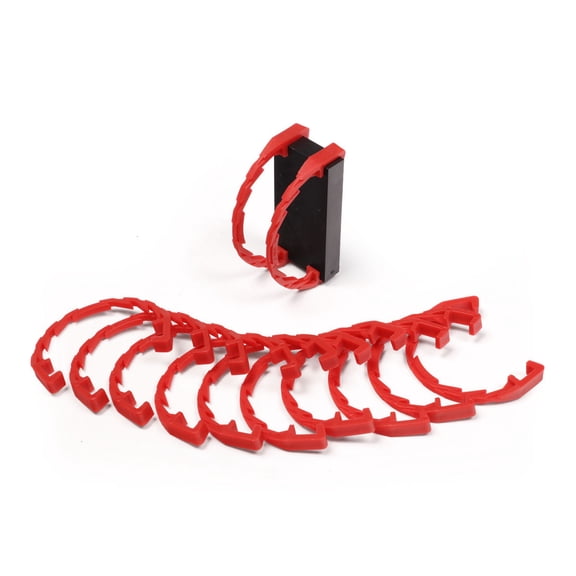 Bulk Dominoes - Domino Arcs - Red