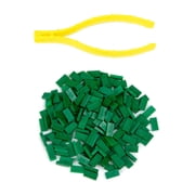 Bulk Dominoes - Mini Micro Dominoes - Green - 100pcs