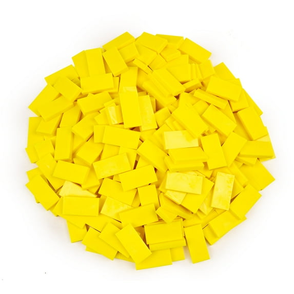 Bulk Dominoes - Neon Yellow - 100pcs