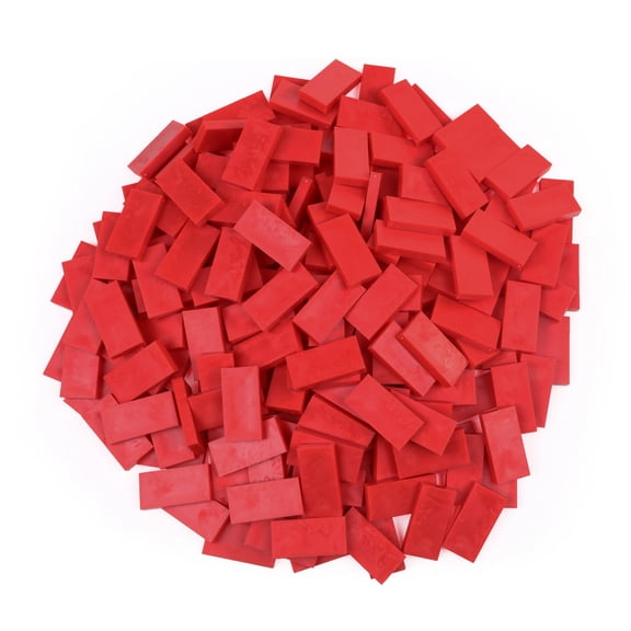 Bulk Dominoes - Red - 100pcs