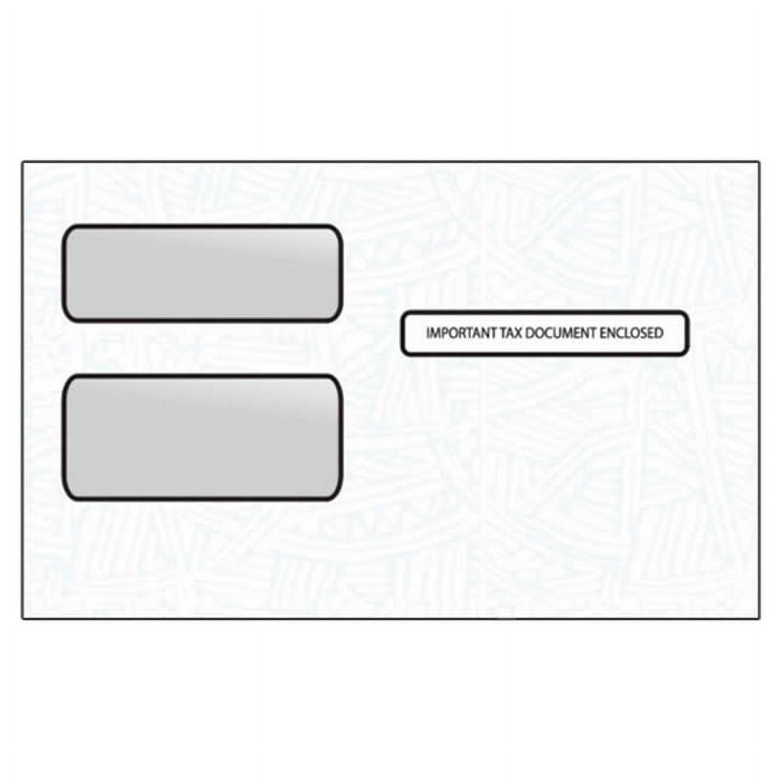 Bulk Double Window W2 & 1099 Envelopes - 500 Pc Box