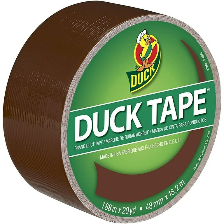 Bulk Duct Tape, Brown, 1.88 inchx20yd: Duck Brand 1304965 144 Duct Tape Rolls