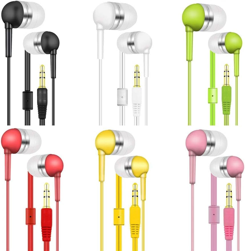 Bulk Earbuds Headphones for School Classroom Students Kids Child Teen