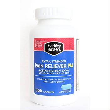 Bulk Extra Strength Pain Reliever PM, 500 Count - Walmart.com