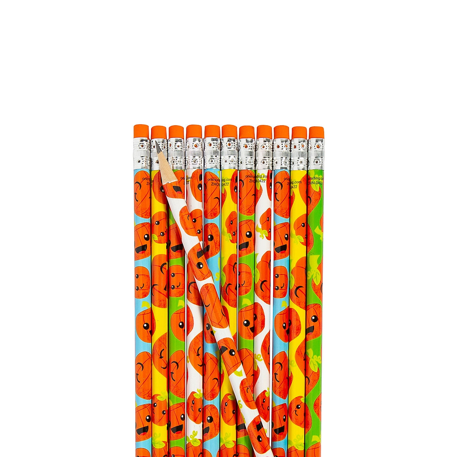 Bulk 72 Pc. Fall Pumpkin Pencil Assortment - Walmart.com