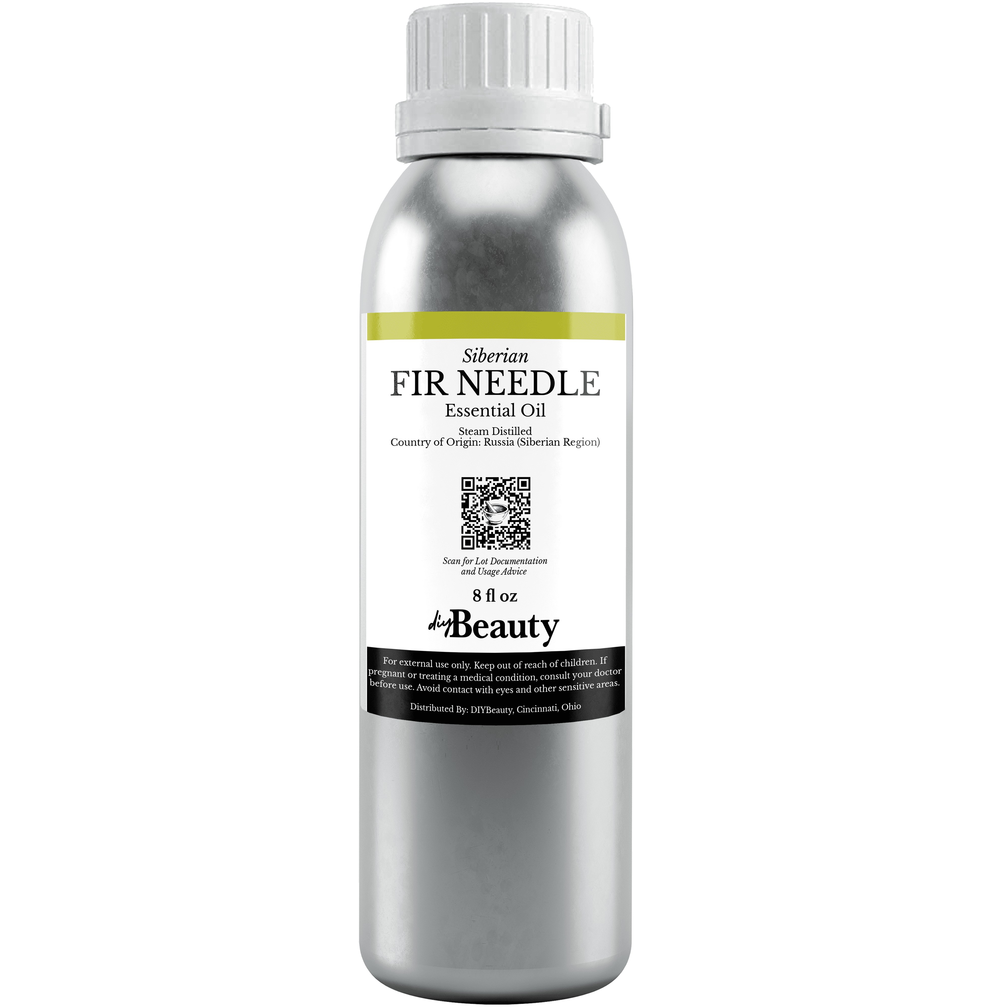 Bulk Fir Needle Essential Oil - 8 fl oz Christmas Tree Scent - 100% Pure & Undiluted by DIYBeauty