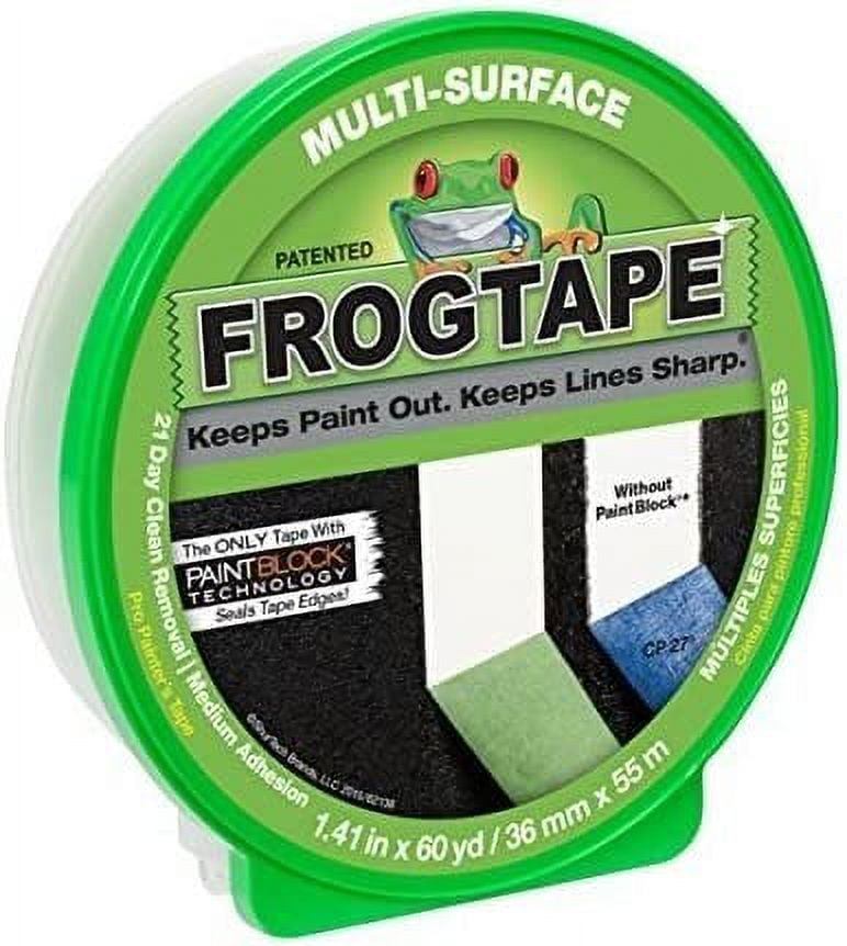 ShurTech Frog Tape Green Multisurface Masking Tape - 80 Rolls, 1.41 in x 60 yd