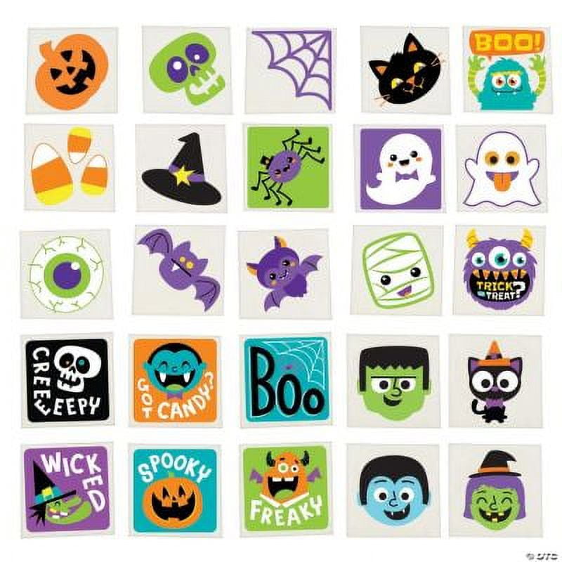 Bulk Halloween Tattoo Assortment - 500 Pc., Halloween, Accessories, 500 Pieces