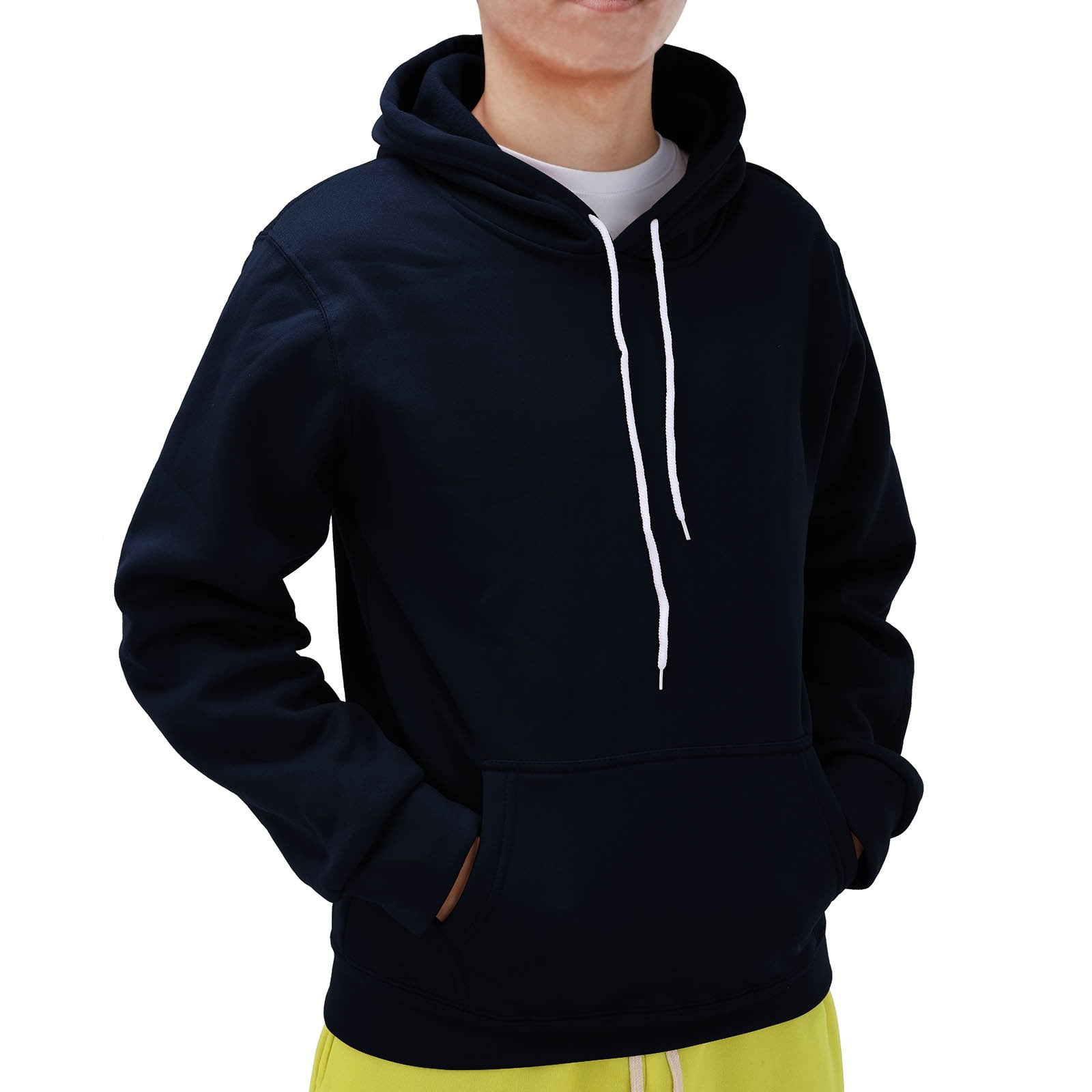 Bulk Hoodies Men s Sports And Fitness Hoodie Solid Color Sweater Slim Fit Brushed Winter Sports Top Walmart