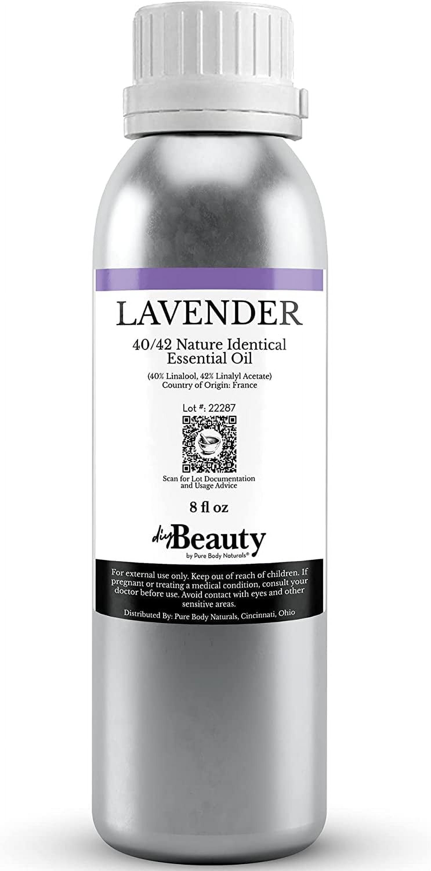 French Lavender 40/42 Essential Oil for DIY Candle Scents for Candlemaking  - Bulk Essential Oil for Soap Making Safe for Skin and Diffuser- 100% Pure