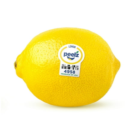 Fresh Peelz Lemon, Each