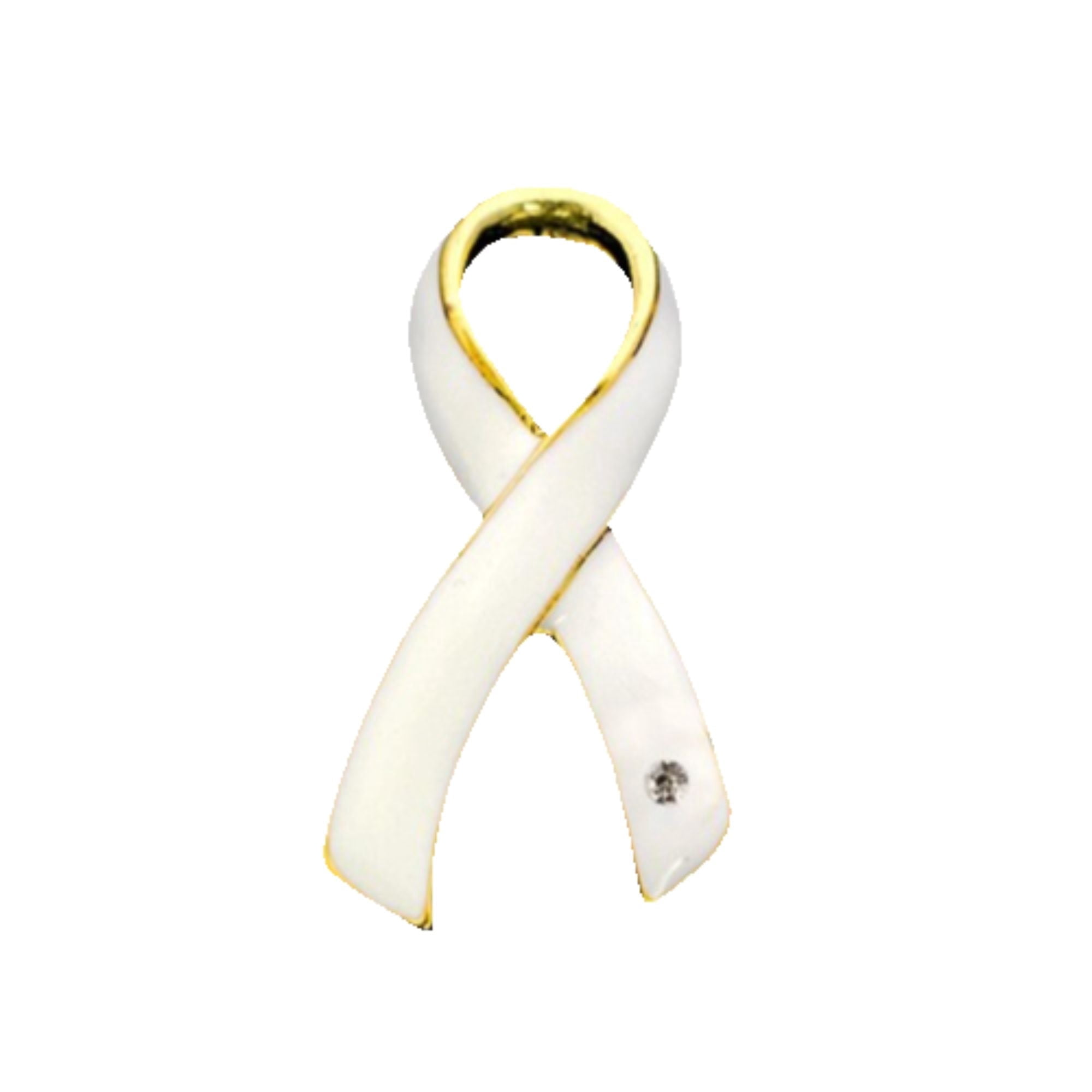 Bulk Lung Cancer Ribbon Awareness Pins 2 Packs - Walmart.com