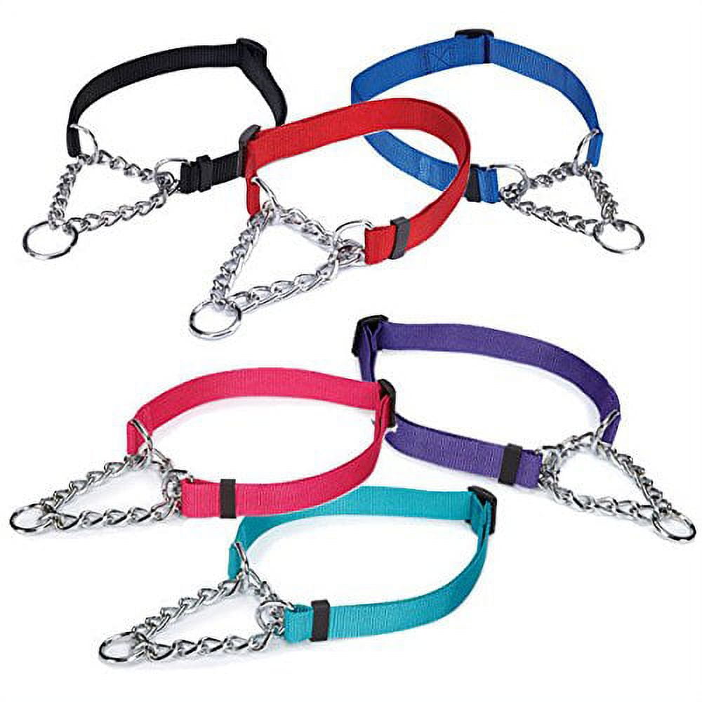 Bulk Martingale Dog Collars With Chains Wholesale Prices Dog Collar Multi Packs(Assorted - 13 to 18 Inch 5 of Each ( 30 Collars ))