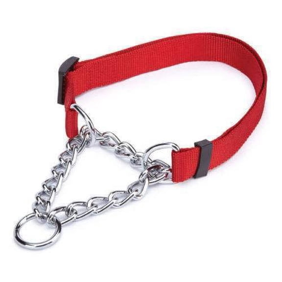 Bulk Martingale Dog Collars With Chains Wholesale Prices Dog Collar Multi Packs(Red - 22 to 34 Inch 20 Collars)