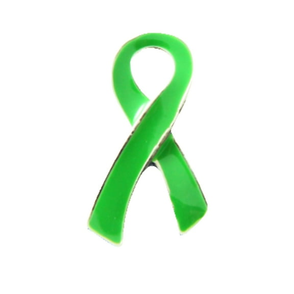 Bulk Mental Health Awareness Green Ribbon Pins