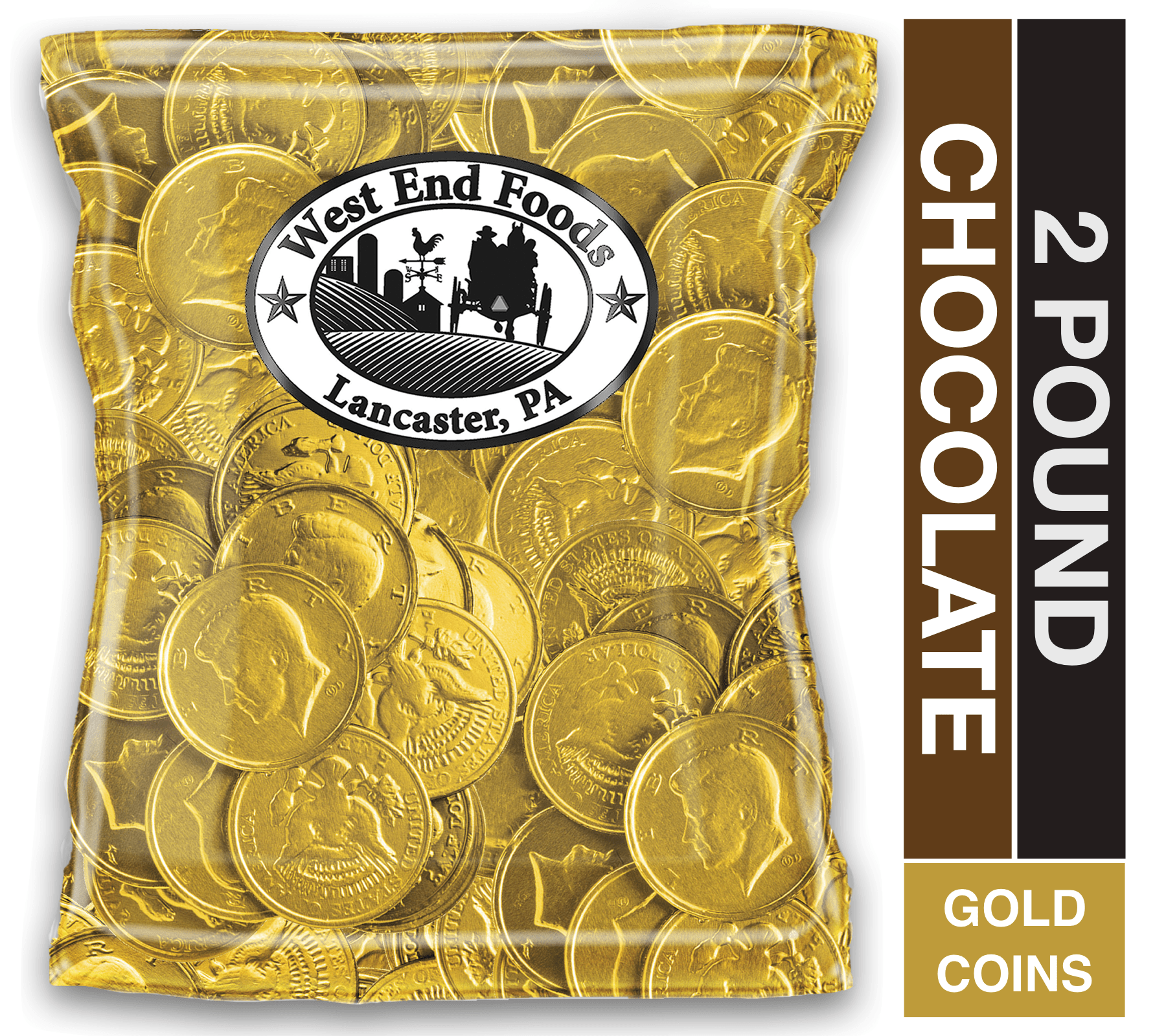 Milk chocolate Gold Coins Grand Candy 100g