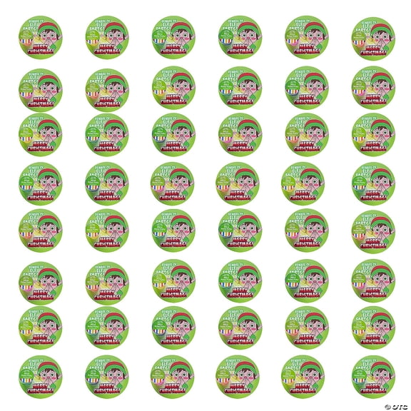 Bulk Mini Noise Putty Christmas Handouts with Card for 48